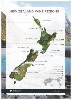 New Zealand Wine Map